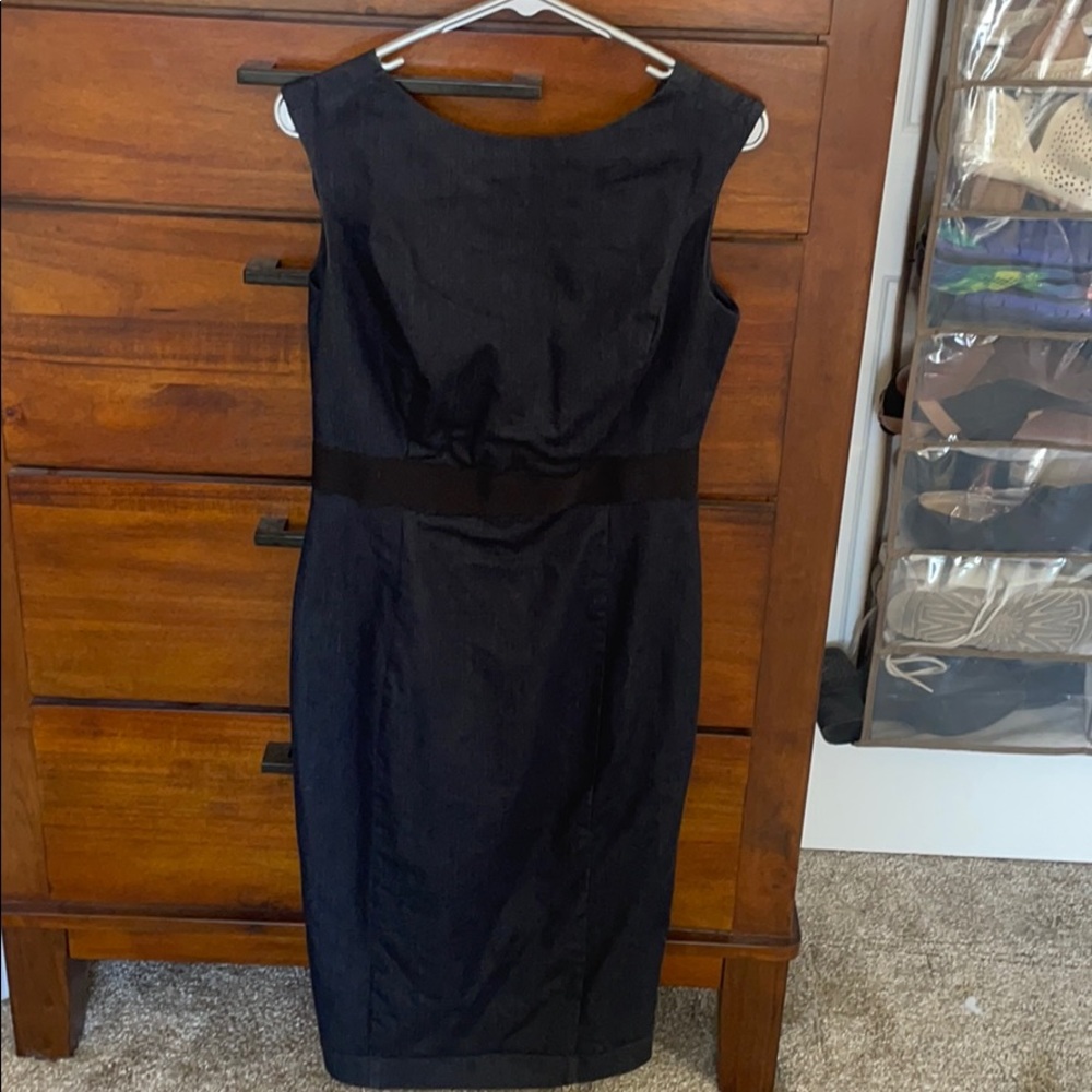Denim work dress